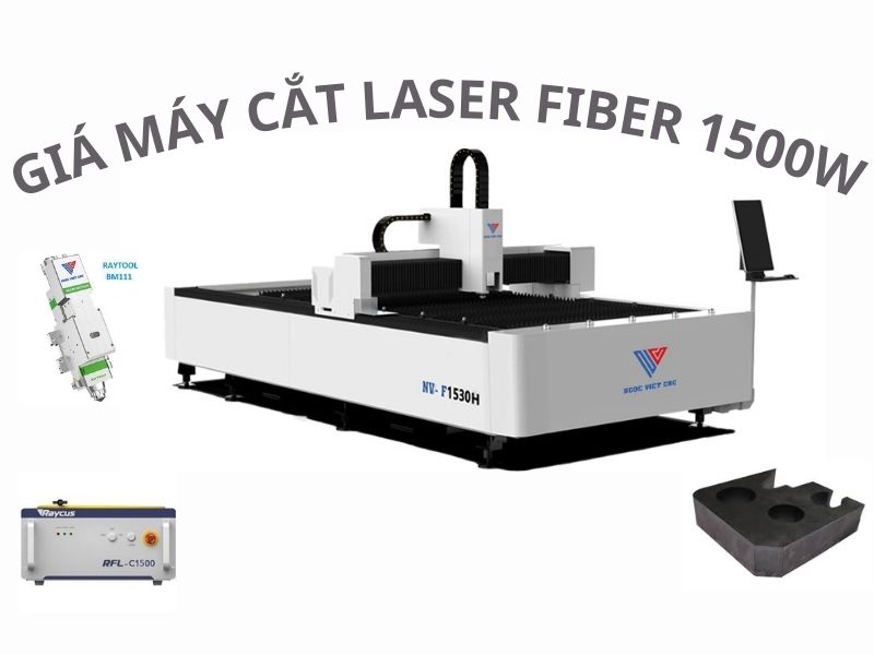 Giá máy cắt laser fiber 1500w 