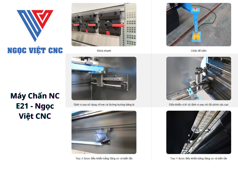 6 LÝ DO BẠN NÊN CHỌN MÁY CHẤN NC E21 NGỌC VIỆT CNC