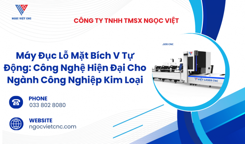 Máy Đục Lỗ Mặt Bích V Tự Động: Công Nghệ Hiện Đại Cho Ngành Công Nghiệp Kim Loại