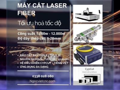 Máy Cắt Laser Fiber CNC Là Gì?