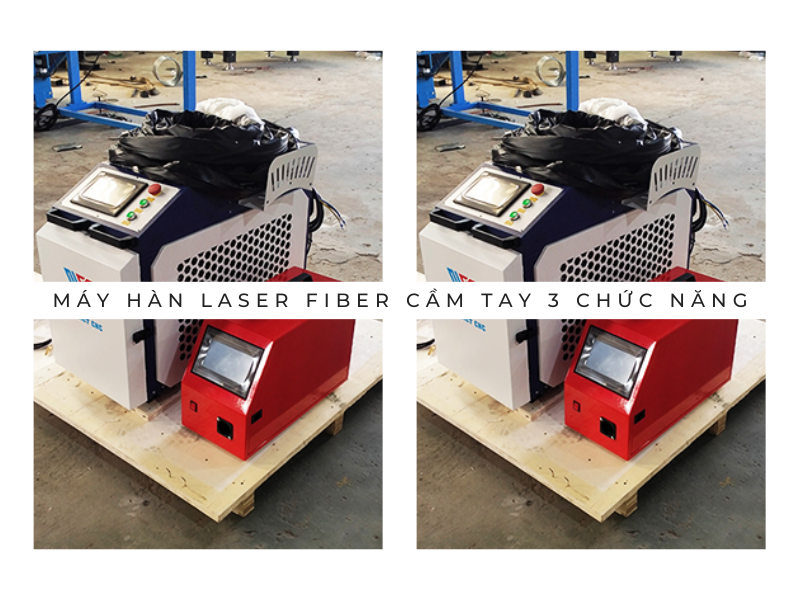 Tìm hiểu về máy hàn laser fiber cầm tay 3 chức năng: Hàn laser, Làm sạch kim loại, Cắt laser